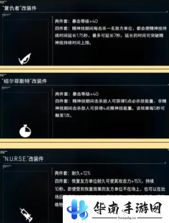 《硬核机甲启示》金配件一览