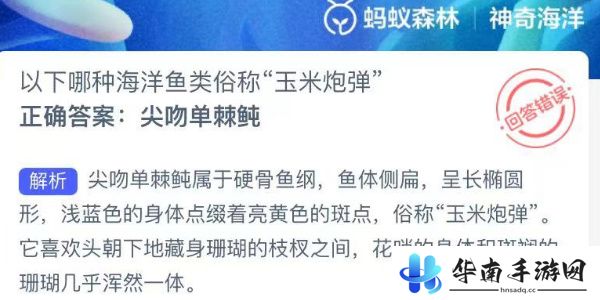 神奇海洋今日答案最新8.28