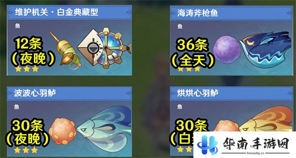 原神灰河渡手需要哪些鱼2
