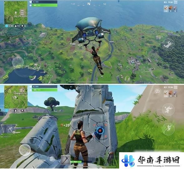 堡垒之夜手游试玩体验 画面优秀功能精简10