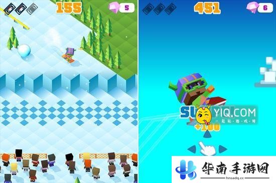 《方块单板滑雪》评测：像素风也能展现滑雪英姿6