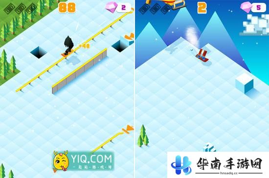 《方块单板滑雪》评测：像素风也能展现滑雪英姿3